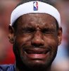 Funny baseball players picture of Lebron James crying face.JPG
